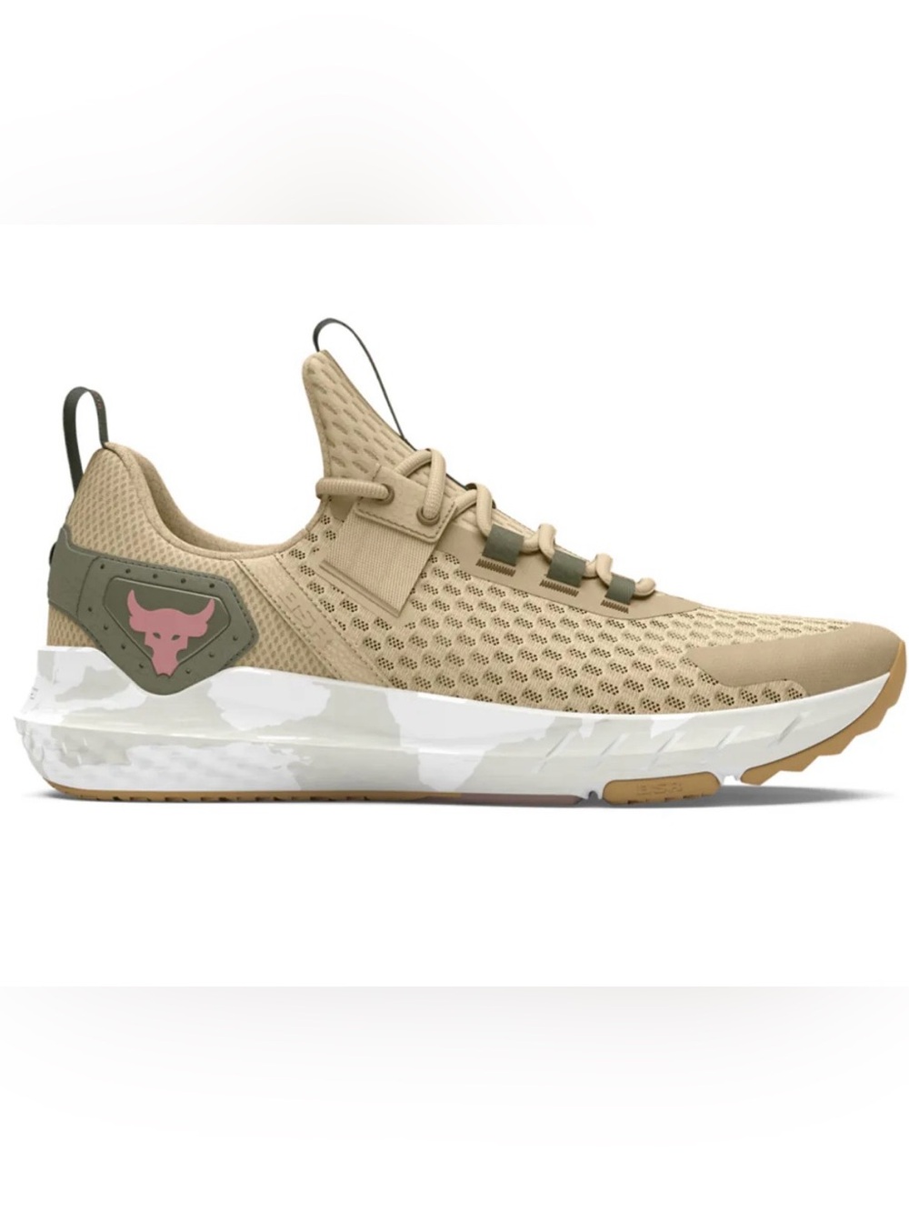 Under Armour Tan UFC Project Rock BSR 4 Training Shoes Sz 8.5 NWOT